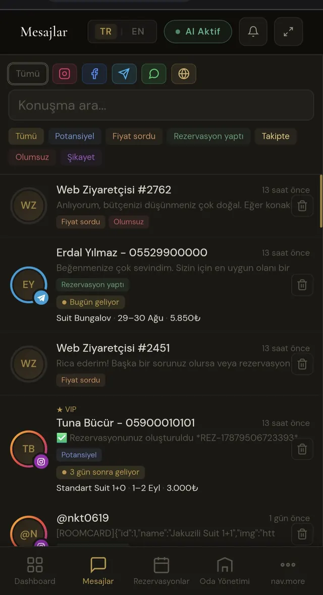 StayPanel gelen kutusu